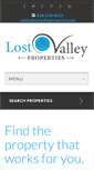 Mobile Screenshot of lostvalleyproperties.com